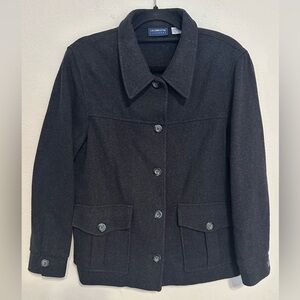 Liz Claiborne Black Utility Jacket